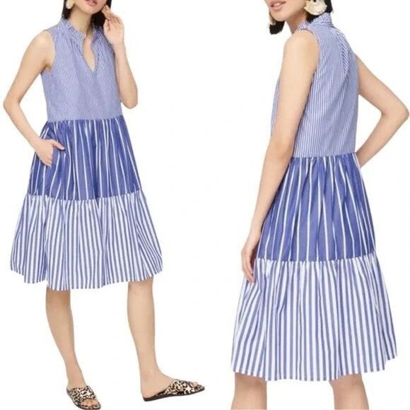 J.Crew Dresses & Skirts - J Crew Tiered Popover Dress XS